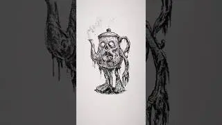 Speed drawing Zombie Ta Ta Ta Ta Ta Ta Ta Ta Sahur 😳 #shorts #sahur #brainrot #memes #drawing