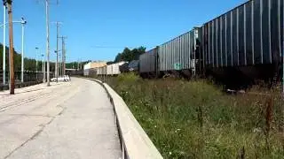 SOO 6023 LEADS TRAIN 282 EAST THRU 'TOSA BY HART PARK 8-15-10.MOV