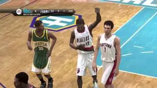 NBA LIVE 08 PS3 All Star Weekend Rookies vs Sophomores All-Star Game