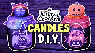 Nintendo Craft Corner - How To Make Halloween Animal Crossing Candles (DIY)