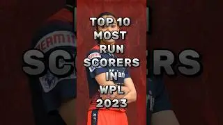 Top 10 most run scorers in WPL 2023⚡#wpl #wpl2023 #wplauction2023 #viral #reel #youtubeshorts #top10