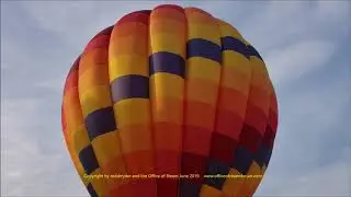 Whately Engine Show 2019   Part 4    A Hot Air Balloon Graces Our Evening