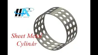 Sheet Metal Cylinder on Solidworks
