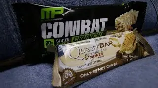 Taste Test: Cinnamon Twist Combat Bar Vs. S'mores Quest Bar