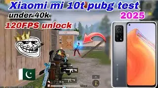 Best mobile for pubg under 40k in Pakistan 2025 🔥 | Xiaomi mi 10t pubg test | mi 10t pubg graphics.