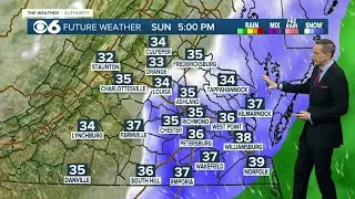 Rain changing to wet snow Sunday