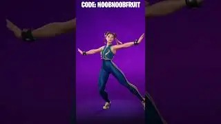 OVER THE MOON Emote Showcase ft. Chun Li | Fortnite x TXT #shorts