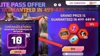 FREE FIRE MAX ELITE PASS OFFER GRAND PRIZE 🏆 GUARANTEED IN 449 DIAMOND