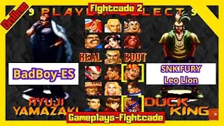 Confronto no Real Bout Fatal Fury: BadBoy ES vs SNK FURY Leo Lion na Plataforma Fightcade 2