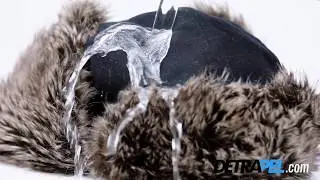 Testing DetraPel on a Winter Hat