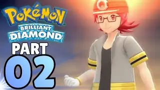 Pokemon Brilliant Diamond - Part 2 - Oreburgh City & Gym Leader Roark!