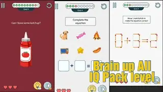 Brain Up Gameplay All Level IQ Pack Quiz 1 - 10 Walkthrough Part 4 || Solution