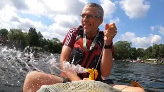 Simple re-entry demonstration on Pakboat Quest 155 kayak
