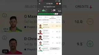 STA VS SIX DREAM 11