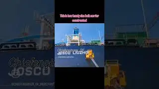 Construction of bulk carrier #mariners #ship #merchantnavy #deckcadet  #trending #viralreels #up