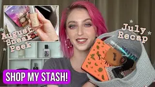 AUGUST SHOP MY STASH || My Thoughts on July's Makeup Basket + Selecting for August