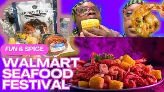 walmart crab boil review 🤣 laughing, eating & keeping It REAL 💯 family mukbang #walmart #crabboil