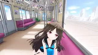 【360度動画】『デタリキZ』ヒロインの日常を360°視点で覗けるスペシャル動画「電車で二人きり編　～岸 瑛里Ver.～」