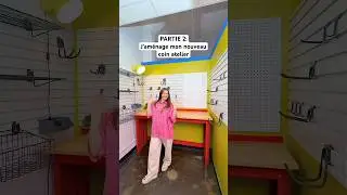 J&rsquo;AM&Eacute;NAGE MON NOUVEAU COIN ATELIER! @RONAinc #sponsoris&eacute; #batiRONAimeca #diy #RONA