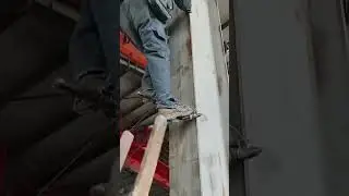 Steel Pole Climbing Spikes #shorts #construction #safety