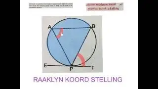 Euklidiese meetkunde bewys raaklyn koord stelling (wiskdou)
