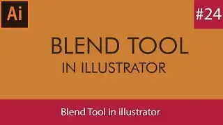 Adobe Illustrator Blend Tool Tutorial  Hindi