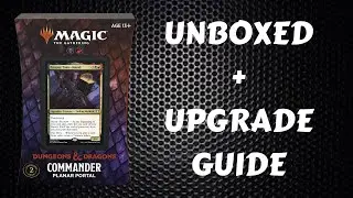 Unboxed | Magic the Gathering D&D Forgotten Realms Commander Planar Portal opening & upgrade guide