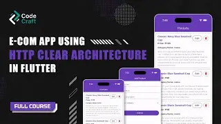 E-Com App | Rest API Full Course in Flutter | State Management | HTTP Clear Architecture | In Hindi
