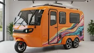 2026 Electric Tiny Trike Camper RV ⚡ Futuristic 3-Wheel Micro RV | Price & Full Review