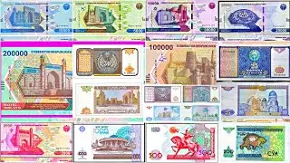 1994-2022 ВСЕ КУПЮРЫ УЗБЕКИСТАНА UZBEKISTON BARCHA PULLAR TURI 🇺🇿 ALL UZBEKISTAN MONEY