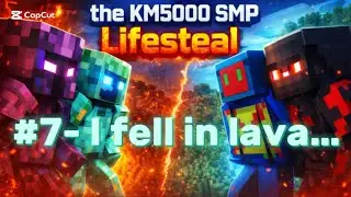 I FELL IN LAVA ON MY LIFESTEAL MINECRAFT SMP!