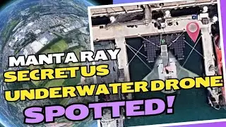 Secret US Underwater drone spotted on Google Earth