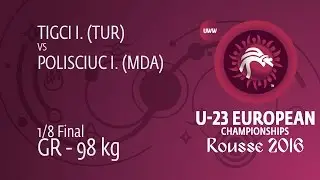 1/8 GR - 98 kg: I. TIGCI (TUR) df. I. POLISCIUC (MDA), 6-4