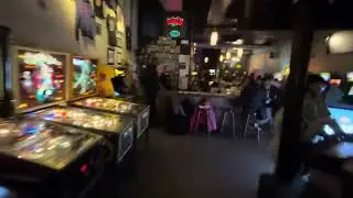 Galaga Arcade in Barcade Brooklyn New York City NYC 2024 Dec 12