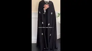 Perfect black abaya for eid