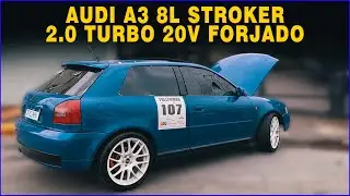 Audi A3 8L Stroker 2.0 Turbo 20v Forjado | Pocinha Garage - Highlights