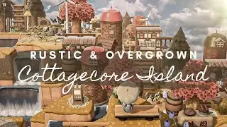 RUSTIC & OVERGROWN COTTAGECORE ISLAND TOUR | Animal Crossing New Horizons