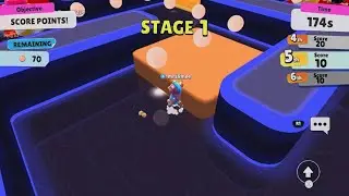 Stumble Guys PAC MAN Map