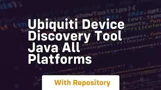 ubiquiti device discovery tool java all platforms