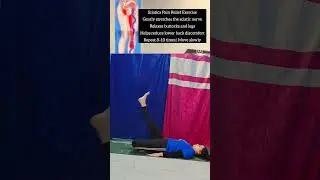 Best Exercise for Sciatica Pain Relief | Leg & Butt Pain Stretch #sciatica #painrelief #shorts