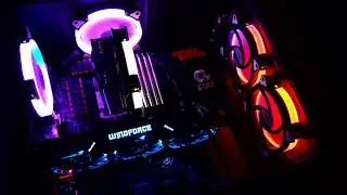 Aigo C5 120mm RGB fans lighting effects demo/review