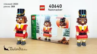 LEGO Seasonal 40640: Nutcracker (2023) - unboxing and speed building