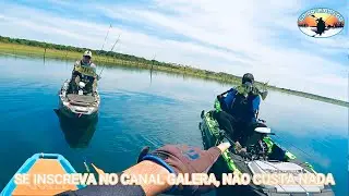 ESTREIA DO CAIAQUE ARK1290 COM MOTOR AnMax 9.8 E UMA CASAL DE TUCUNA TOP NA PESCARIA