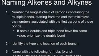 Chem 30 7.1.8 Alkene and Alkyne Shape