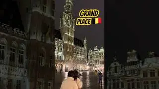 Grand-Place Brussels at Night ✨ | Stunning City Lights