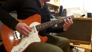1958年製 Fender Twin Amp 5F8-A Bright Channel Input1 with TL Thinline Type