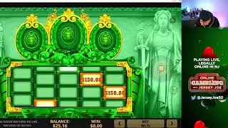 Green Machine Deluxe Racking Up Riches slots LIVE w/ BONUS [Online Gambling with Jersey Joe # 143]