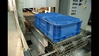 Tote & Bin Parts Washer - Cyberjet C-24 Tunnel Washer Product Tour | Better Engineering