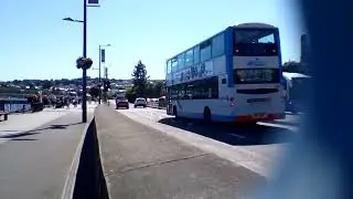 VOLVO and SC5 buses Translink Ulsterbus Foyle & Translink goldliner 2289 & 1254 at Derry. 11/08/22