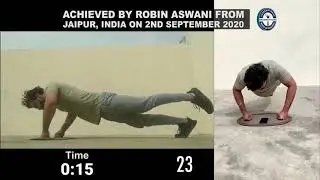 MAXIMUM KNUCKLE PUSH-UPS WITH ONE LEG RAISED